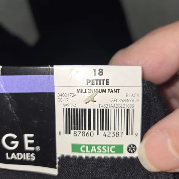 George Women's 18P Classic Fit Millennium Pant  NEW - Picture 7 of 12